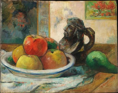 Nature morte avec pommes, poire et cruche - Paul Gauguin