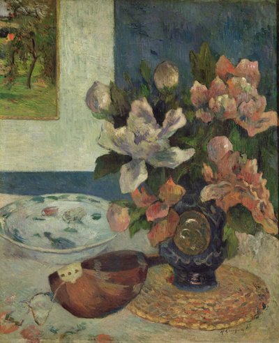 Nature morte avec une mandoline - Paul Gauguin