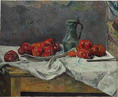 Nature morte avec des tomates, 1883 - Paul Gauguin