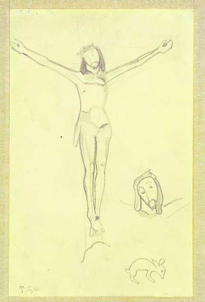 Étude pour Le Christ jaune, 1889 - Paul Gauguin