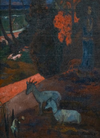 TARARI MARURU (paysage avec deux chèvres) - Paul Gauguin