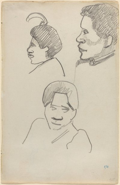 Têtes tahitiennes - Paul Gauguin
