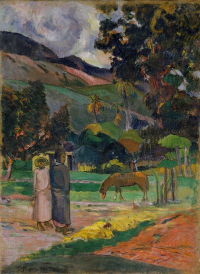 Paysage Tahitien - Paul Gauguin