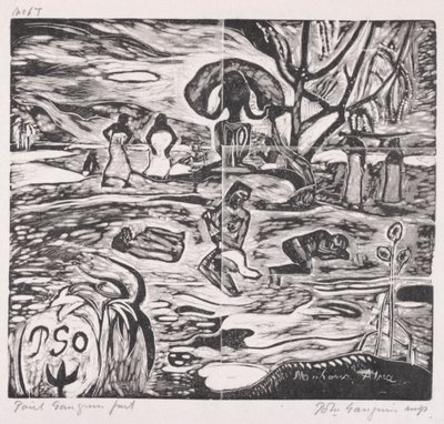 Série tahitienne : Offrandes à un dieu - Paul Gauguin