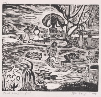 Série tahitienne : Offrandes à un dieu - Paul Gauguin