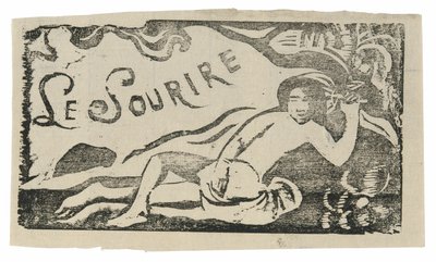 Femme tahitienne, coiffe pour Le sourire - Paul Gauguin