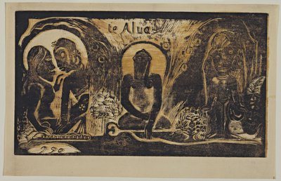 Te Atua Les Dieux de la série Noa Noa, 1893-1894 - Paul Gauguin