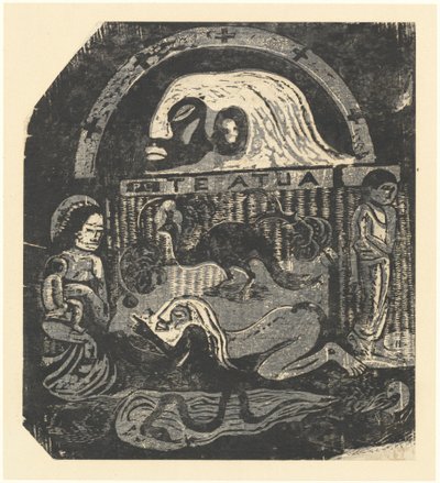 Te Atua Les Dieux Petite Assiette, en ou après 1895 - Paul Gauguin