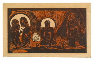 Te atua (Le Dieu), de la suite Noa Noa - Paul Gauguin