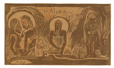 Te atua (Le Dieu), de la suite Noa Noa - Paul Gauguin