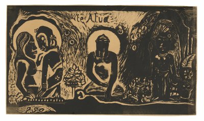 Te atua (Le Dieu), de la suite Noa Noa - Paul Gauguin