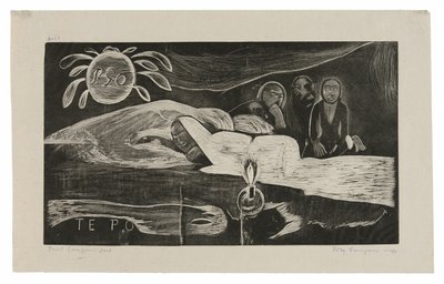 Te po (La Nuit), de la suite Noa Noa - Paul Gauguin