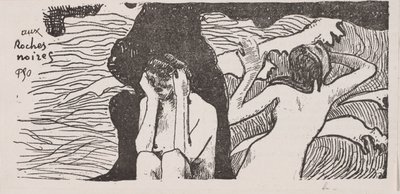 Les Rochers Noirs - Paul Gauguin