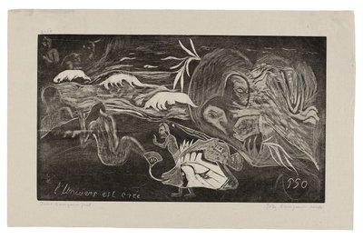 The Universe Is Being Created), extrait de la Noa Noa Suite - Paul Gauguin