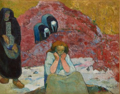 La récolte du vin, misère humaine - Paul Gauguin