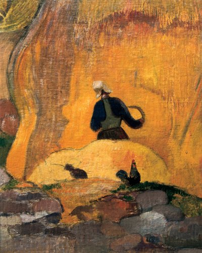 Les meules jaunes ou La Moisson blonde (détail) - Paul Gauguin