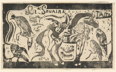 Page de titre pour "Le Sourire" - Paul Gauguin