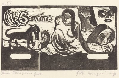 Page de titre pour Le Sourire, vers 1895 - Paul Gauguin