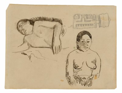 Deux femmes tahitiennes et un bouchon d