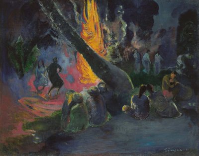 Upa upa, la danse du feu - Paul Gauguin