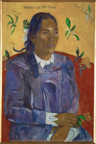 Vahine no te tiare (huile sur toile) - Paul Gauguin