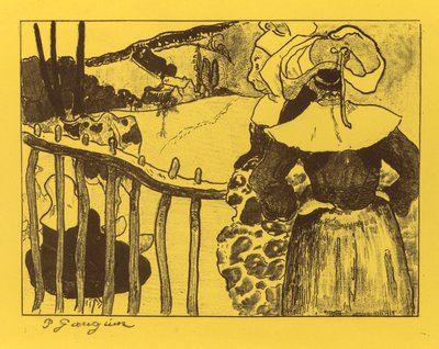 Suite Volpini : Bretonnes à la Barrière - Paul Gauguin