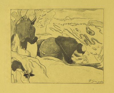 Lavandières, 1889 - Paul Gauguin