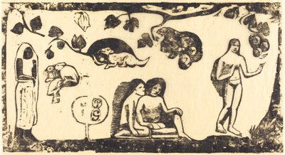 Femmes, animaux et feuillages, vers ou après 1895 - Paul Gauguin