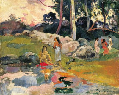 Femmes au bord de la rivière - Paul Gauguin