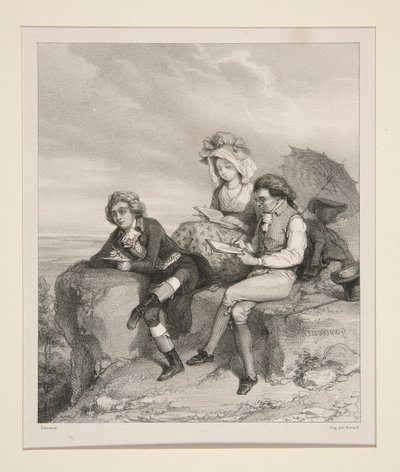 (DEUX ARTISTES D - Paul Gavarni