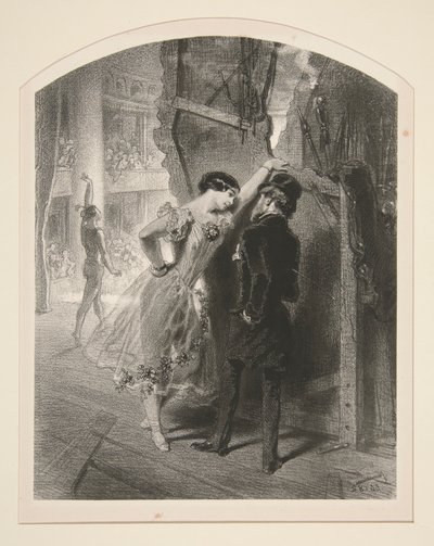 La Cantonnade - Paul Gavarni