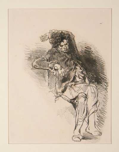 (Le repos) - Paul Gavarni