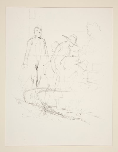 Sur la plage - Paul Gavarni