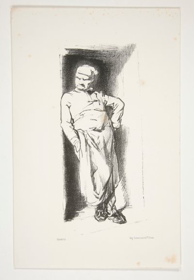 Un cuisinier - Paul Gavarni