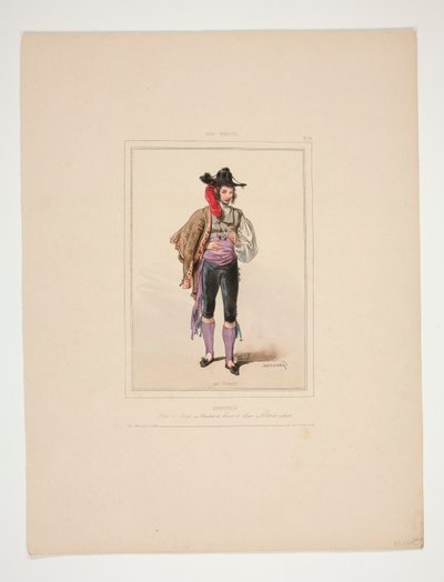 ARAGONAIS. Veste de drap. - Paul Gavarni