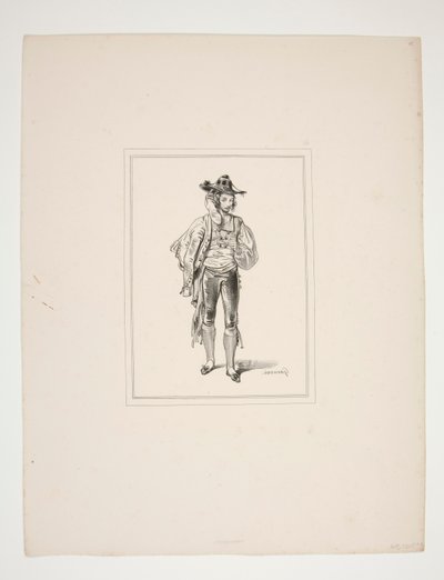Aragonais. Veste de drap. - Paul Gavarni