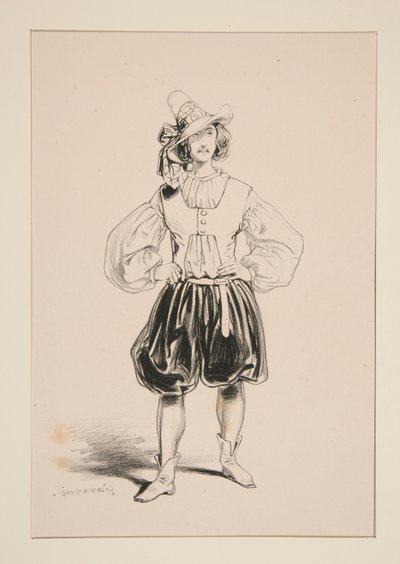 ARCHER. Chapeau de feutre - Paul Gavarni