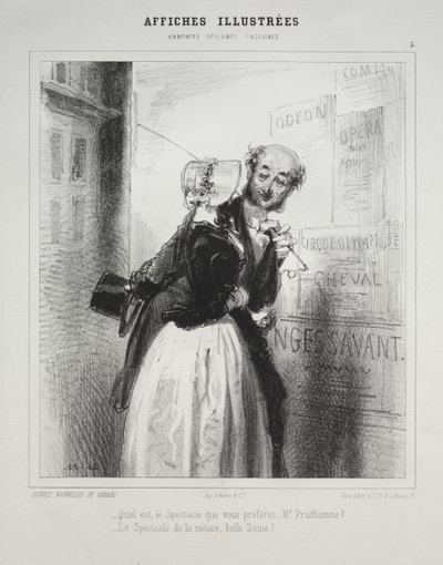 Affiches illustrées - Paul Gavarni