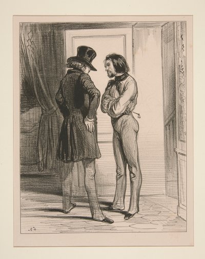 Allons! mon vieux Vautour, il faut m - Paul Gavarni