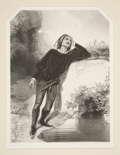 Au Bord de la Fontaine - Paul Gavarni