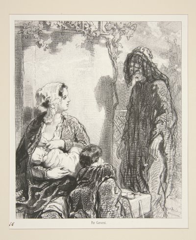 Au nom de ces amours-là, qui consoleront votre vieillesse, Madame, ayez pitié de moi! - Paul Gavarni