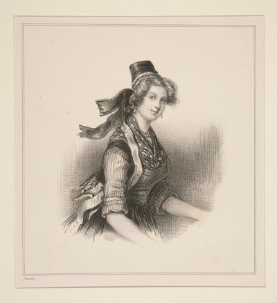 Bavaroise - Paul Gavarni