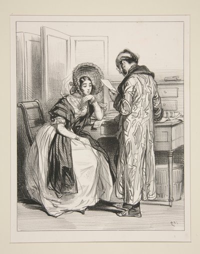 Bordereau - Paul Gavarni