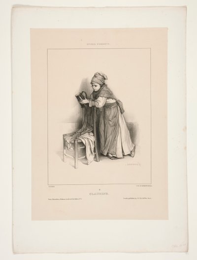 CLAUDINE. - Paul Gavarni