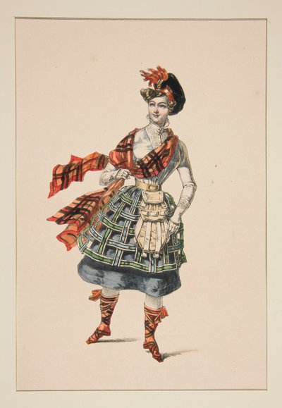 Costumes écossais - Paul Gavarni