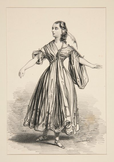 Costume de Mademoiselle Déjazet. Rôle de L - Paul Gavarni