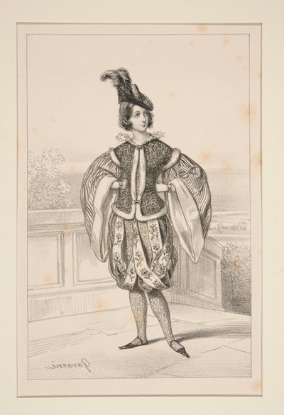 Costume de Mme la Marquise de L.. - Paul Gavarni