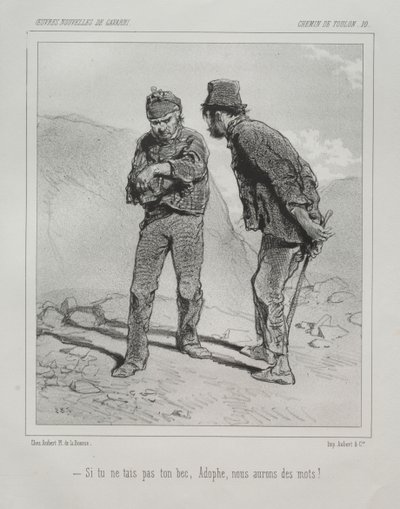Chemin de Toulon - Paul Gavarni