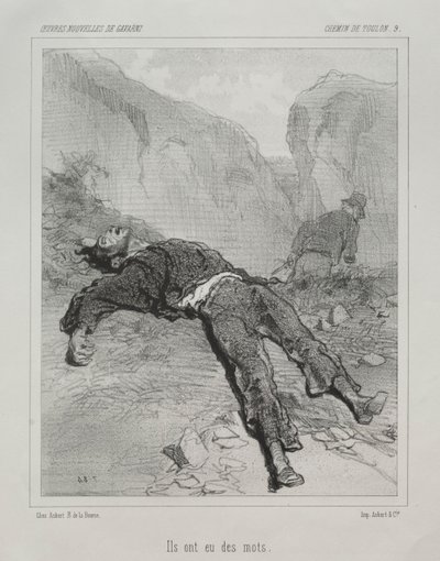 Chemin de Toulon - Paul Gavarni