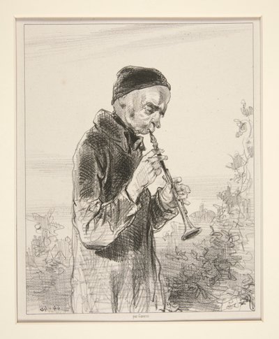Clarinette - Paul Gavarni